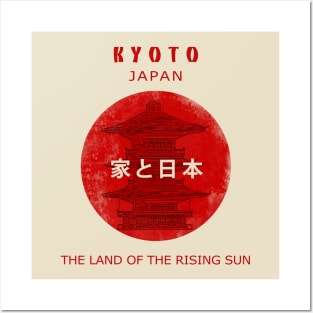 Kyoto City Japan Vintage Posters and Art